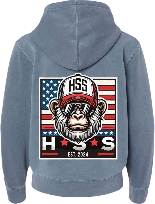 'Merica Sun Washed Hoodie