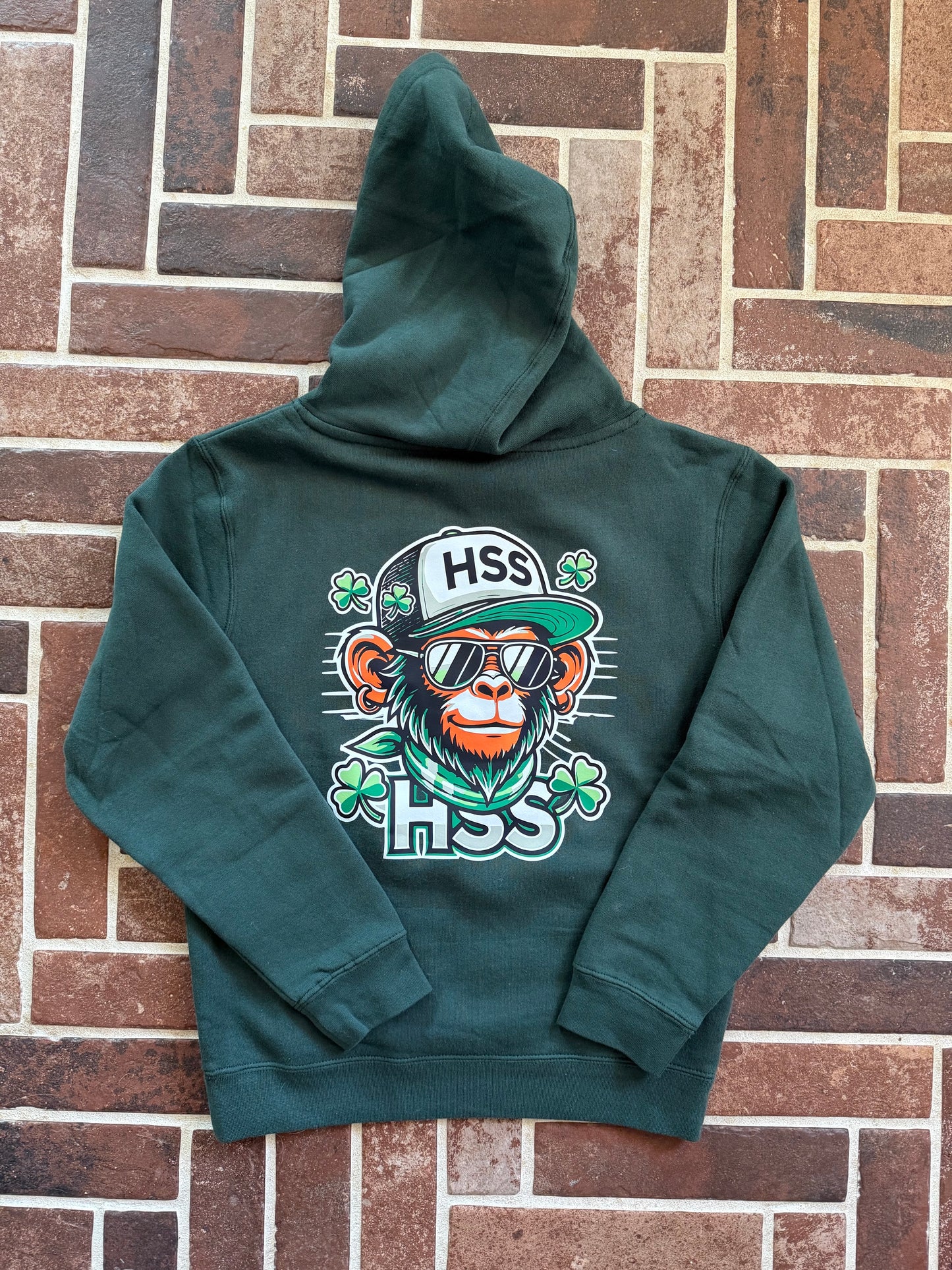 New! Lucky Monkey Hoodie